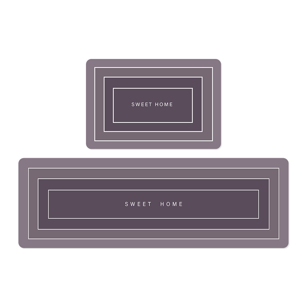 Super Absorbent Floor Mat,2Pcs kitchen mat,Non-slip carpet