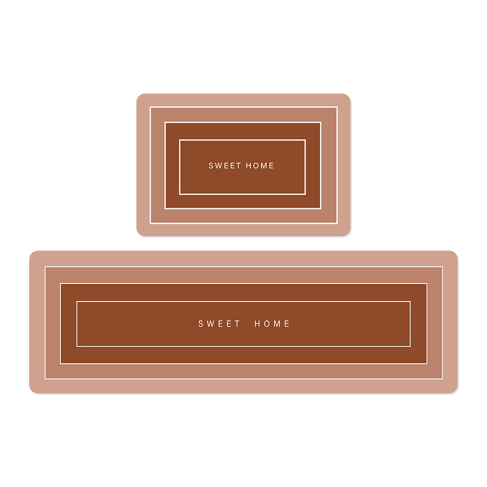 Super Absorbent Floor Mat,2Pcs kitchen mat,Non-slip carpet