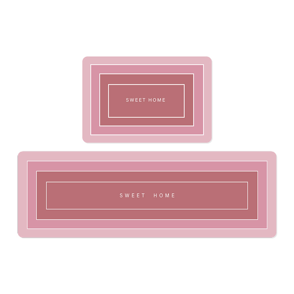 Super Absorbent Floor Mat,2Pcs kitchen mat,Non-slip carpet