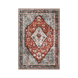 Washable Bedroom Rug, Soft Accent Rugs for Living Room，Non-Slip Low-Pile Floor Carpet