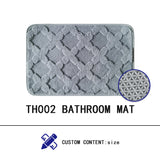 TH 002 bathroom mat,super soft surface rug,cuatom size mat