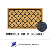 Imitation coconut coir doormat,high quality outdoor carpet,customable mat