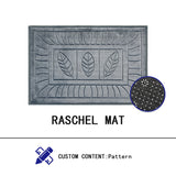 Raschel doormat,Indoor and bathroom rug,Non-slip bottom mat