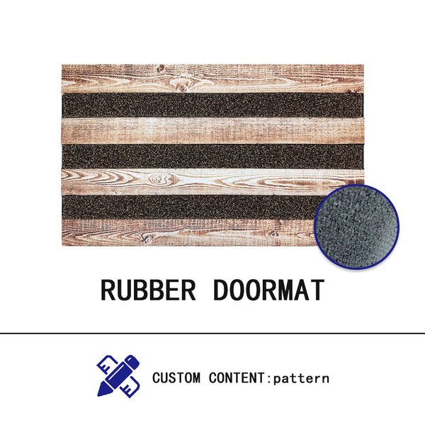 Durable Rubber Door Mat Non Slip Durable Welcome Customized Rubber Backed Door  Mats - China Rubber Mat and Door Mat price