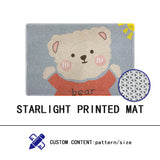 Starlight printed indoor mat,enter door carpet,TPR non-slip doormat