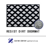 Floor mat doormats for entryway,Non-slip and resist dirt indoor mat,Super absorbent and Machine washable rug