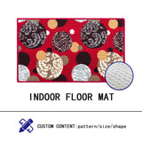 Indoor clean carpet,latex non-slip bottom mat,American retro style carpet,high quality doormat