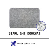 Starlight door mat,non-slip Indoor carpet,Easy to clean doormat