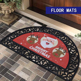 Christmas doormat,Oudoor/indoor rug,Non-slip PVC mat
