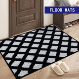 Floor mat doormats for entryway,Non-slip and resist dirt indoor mat,Super absorbent and Machine washable rug