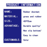 Welcome outdoor mat,high quality rubber mat,door mat