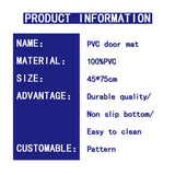 PVC coil mat,indoor/outdoor mat,pvc non-slip bottom carpet