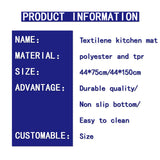 Textilene kitchen mat,Resistant Easy to clean mat,kutchen mat