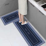 Super Absorbent Floor Mat,2Pcs kitchen mat,Non-slip carpet