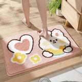 BATHROOM ANTI-SLIP RUGS,WATER ABSORBENT MIAROFIBER MATS,BATHROOOM SHOWER CARPET,WAASHABLE MATS