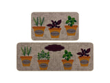 Kitchen Rugs and Mats Non Skid Washable, Absorbent Runner Rugs for Kitchen, Front of Sink, Kitchen Mats for Floor