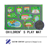 CHILDREN PLAY CARPET,LARGE AREA KIDS GAME MATS,BABY'S ROOM RUGS,NON SLIP CARPETS,CUSTOM PATTERN