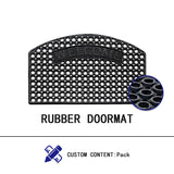 RUBBER MAT,OUTDOOR BIG SIZE CARPET,WELCOME NON-SLIP MAT，HIGH-QUALITY RUG