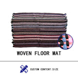 Hand-woven floor mats,Bathroom mat or kitchen mat,Easy to clean,Eco-friendly floor mats