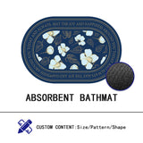 EXCLUSIVE DESIGN BATH MAT SUPERABSORBENT NON-SLIP MAT BATHROOM MAT