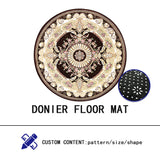 CIRCLE DONIER CATPET,LARGE AREA RUGS,NON-SLIP BOTTOM AND DURABLE SURFACE,EASY TO CLEAN RUG,STUDY ROOM MAT,LIVING ROOM CARPET