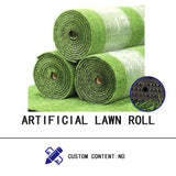 ARTIFICIAL GRASS ROLL MAT,FAKE GRASS ROLL FOR OUTSIDE,PLAYGROUND,FOOTBALL FIELD,2*25METER ROLL