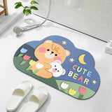 BATHROOM MAT  ABSORBANT DOOR MAT  NON-SLIP CARPET  CUSTOMISABLE