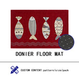 DONIER DOORMAT,INDOOR NON-SLIP BOTTOM BACK RUGS,ABSORBENT DOOR MATS,MACHINE WASHABLE CARPET