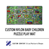 Custom Nylon Baby children Puzzle Play Mat Cheap Baby Play Mats Eco-friendly Kids Play Toy Rug Indoor Outdoor Mat for kids