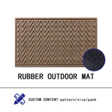 WELCOME MATS OUTDOOR,ENTRYWAY RUG,OUTDOOR RUBBER MATS,LARGE FRONT DOOR MAT