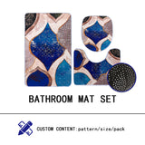 BATHROOM RUGS 3PIECE RUGS SET,NON-SLIP BATHROOM MAT,BATH MATS FOR BATHROOM