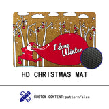 Christmas doormat,Outdoor carpet,Durable quality rug,Pvc non-slip bottom,Christmas style mats