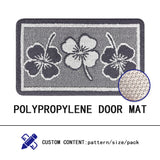 POLYPROPYLENE DOOR MAT,KITCHEN MATS,LATEX BOTTOM NON SLIP DOORMAT RUGS,MACHINE WASHABLE MATS