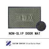 WELCOME  MAT,GRASS OUTDOOR CARPET,EASY TO CLEAN DOORMAT,RUBBER MAT