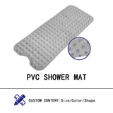 BATH AND SHOWER MAT,EXTRA LONG NON-SLIP BATHTUB MAT,BATHROOM MACHINE WASHABLE BATH MAT