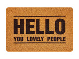 DOOR MAT HELLO MAT OUTDOOR MAT EASY TO CLEAN CUSTOM MAT