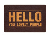 DOOR MAT HELLO MAT OUTDOOR MAT EASY TO CLEAN CUSTOM MAT