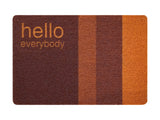 DOOR MAT HELLO MAT OUTDOOR MAT EASY TO CLEAN CUSTOM MAT