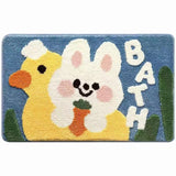 BATH MAT MICROFIBER MAT,SUPER SOFT RUG, ANTI-SLIP CARPET,CARTOON PATTERN MAT