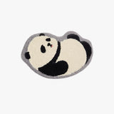 PANDA PATTERN BATHROOM MAT,TUFTED JACQUARD BATH MICROFIBER RUGS,MACHINE WASHABLE MATS,USE FOR BATHROOM,BEDROOM,INDOOR MAT