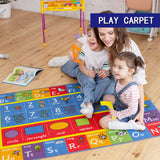 KIDS RUG CARPETS,CHILDREN'S LARGE PLAYMAT,BABY BEDROOM RUG,TPR NON SLIP BOTTOM,MACHINEWASHABLE