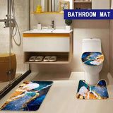 BATH MAT 3 PIECE SET RUGS,NON SLIP MATS,CUSTOMABLE BATHROOM MATS SET