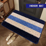 Paillasson en polypropylène, tapis d'intérieur, lavable en machine, antidérapant