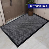 Paillasson d'extérieur, paillasson d'entrée, tapis en caoutchouc, facile à nettoyer