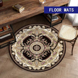 CIRCLE DONIER CATPET,LARGE AREA RUGS,NON-SLIP BOTTOM AND DURABLE SURFACE,EASY TO CLEAN RUG,STUDY ROOM MAT,LIVING ROOM CARPET