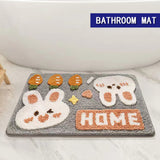 BATH MAT MICROFIBER MAT,SUPER SOFT RUG, ANTI-SLIP CARPET,CARTOON PATTERN MAT