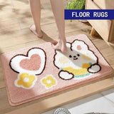 BATHROOM ANTI-SLIP RUGS,WATER ABSORBENT MIAROFIBER MATS,BATHROOOM SHOWER CARPET,WAASHABLE MATS