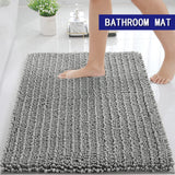 CHENILLE BATHROOM RUGS,BATHROOM NON SLIP MATS EXTRA THICK CHENILLE RUG,SUPER ABSORBENT SHOWER MATS