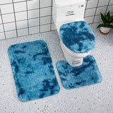 3 PIECE BATH RUG SET,BATH RUG,CONTOUR MAT,TOILET SEAT COVER,ABSORBENT&NON-SLIP BATHROOM RUGS