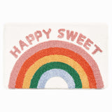 TUFTED MICROFIBRE BATHMAT,NON-SLIP BOTTOM CARPET,SUPERSOFT BATHROOM DOOR MAT,RAINBOW PATTERN MAT